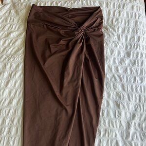 SKIMS signature swim sarong skirt